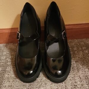 Old Navy Black Mary Jane Flats